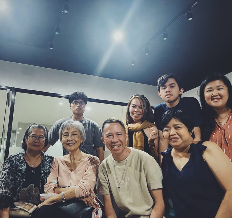 A multi-generational LifeCity family after a Sunday gathering.